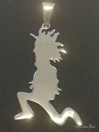 . 925 SILVER OFFICIAL PSYCHOPATHIC MUSEUM STRAITJACKET MAN CHARM PENDANT ICP 2