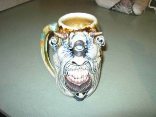 Face Coffee Mug A Surreal Southern Folk Art Face Jug Sculpture By Ron Dahline