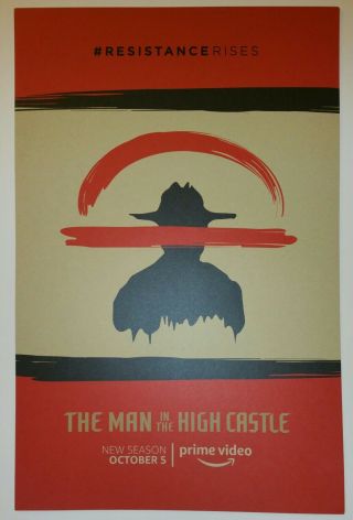 Man In The High Castle Season 3 Poster Premier Resistance Rises Promo 10x14