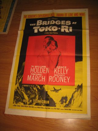 The Bridges At Toko - Ri 1sh Movie Poster R59 Grace Kelly