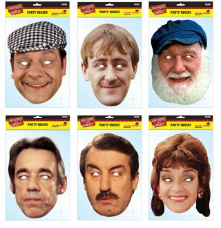 Only Fools And Horses Official 2d Card Party Face Masks Variety 6 Pack - Trotter