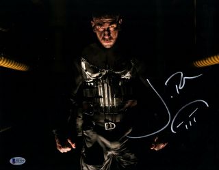 Jon Bernthal Signed 11x14 Photo " Punisher " Frank Castle Beckett Bas M14246