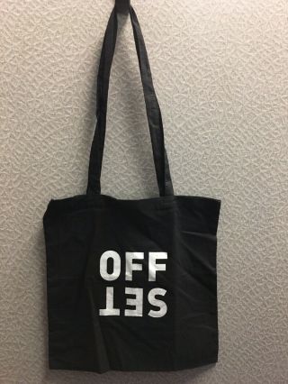 Off Set Tote Bag—graphic Design—typography—type—fonts—printing