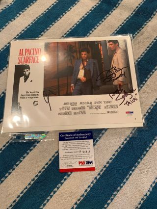 Al Pacino Signed Autograph Scarface 1983 Psa/dna