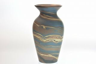 Niloak Pottery 1910 - 24 Mission Swirl Vase Shape G 9.  25 Inch