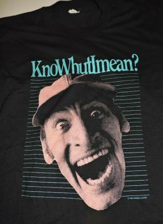 Knowwhutimean? Ernest P.  Worrell T Shirt Large Medium Vtg T Shirt Jim Vamey 80 