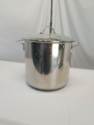 Princess House Heritage Classic 25 - Qt.  Stockpot With Steaming Rack