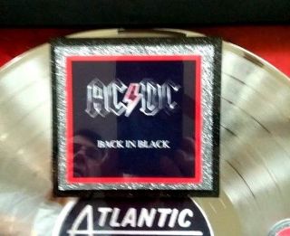 AC/DC Back in Black PLATINUM AWARD Certified RIAA 22 - X RARE EXTREME 2