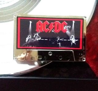 AC/DC Back in Black PLATINUM AWARD Certified RIAA 22 - X RARE EXTREME 3