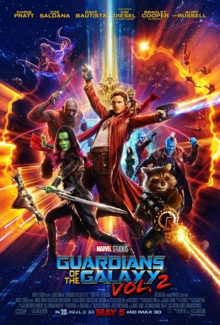 Marvel Guardians Of The Galaxy Vol 2 2017 Ds 27x40 " Movie Poster Pratt