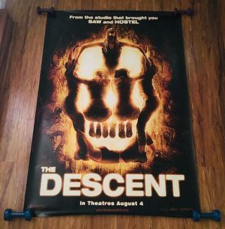 The Descent 2005 Huge 4’x6’ Bus Shelter Poster D/s Nm Halloween Rare