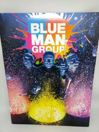 Blue Man Group Souvenir Program Book At The Luxor Las Vegas