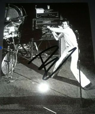 Pete Townshend The Who Guitar Icon Signed Autographed 8x10 Photo Rare Proof Pic