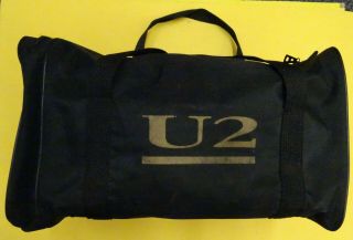 U2.  Joshua Tree Promotional Sports Bag.  1987 Island Records Events Merchandise.  Uk
