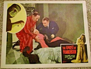 Ghost Of Frankenstein (realart,  R - 1950).  Lobby Card 3