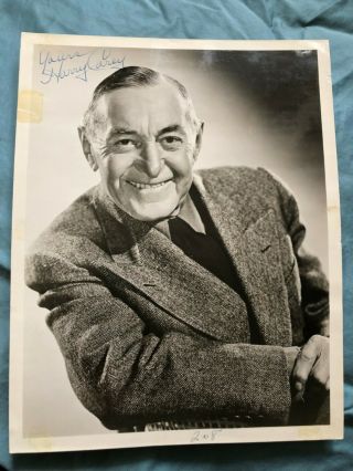 Silent And Western Star Harry Carey Sr.  Signed Autographed Photograph Died 1947