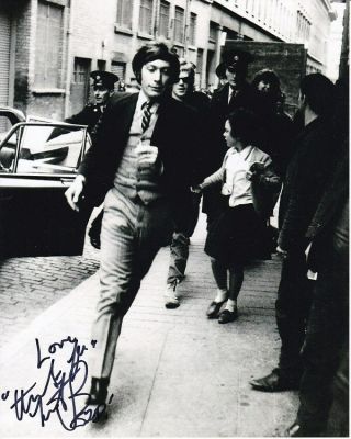 Charlie Watts Signed Autographed Rolling Stones Photo