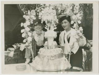 Jetta Goudal Lilyan Tashman Attending Wedding Vintage Candid Photo 1933