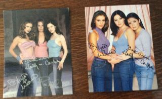 Charmed Tv Show Preprint Signed Postcards