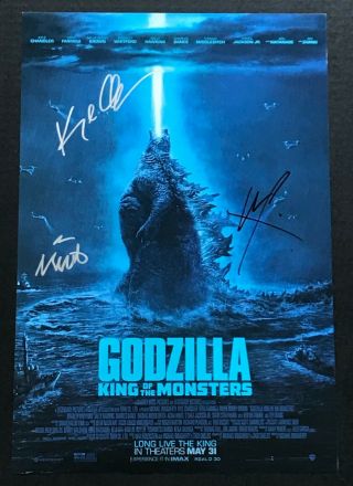 Godzilla: King Of The Monsters Poster Signed By Millie Bobby Brown & More