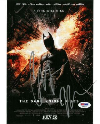 Christian Bale Signed Batman Authentic Autographed 8x10 Photo Psa/dna Ad65872