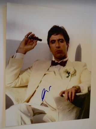 Al Pacino Signed Autographed 11x14 Photo The Godfather Scarface Vd