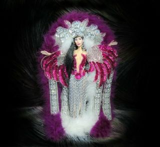 Cher Ooak Las Vegas Doll,  2 Concert Poster Books,  3 8x10 Photos Christmas Gift