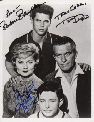 Leave It To Beaver Photo Signed Barbara Billingsley,  Jerry Mathers,  Tony Dow