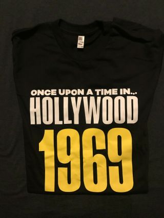 Once Upon A Time In Hollywood 1969 Black Shirt Med Beverly Cinema Tarantino