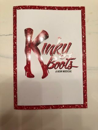 Kinky Boots Program 2013 York