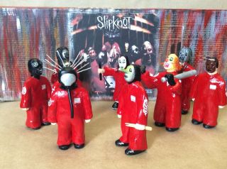 Final Price Slipknot Custom Set Of Figures 1999 Mask Toys Rare Corey Taylor