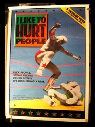 “i Like To Hurt People” 1985 Feature Movie Poster
