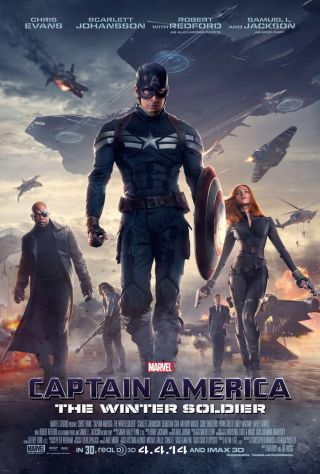 " The Winter Soldier " Captain America Final Ds 27x40 Movie Poster
