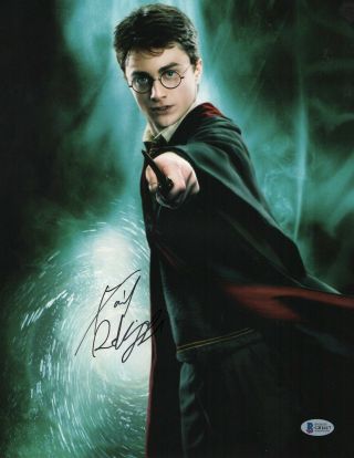 Daniel Radcliffe Harry Potter Signed 11x14 Autographed Photo Beckett Bas