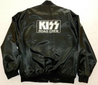 Kiss Band Detroit Rock City Movie Road Crew Black Satin Promo Jacket Canada 2xl