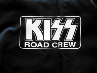 KISS Band Detroit Rock City Movie ROAD CREW Black Satin PROMO Jacket Canada 2XL 4