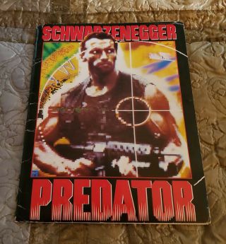 1987 " Predator " Schwarzenegger Orig Movie Press Kit W/ (5) Photo 