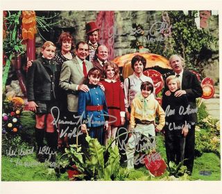 Willy Wonka Golden Ticket Winners (5) Cast Signed 11x14 Photo Oc,  Hologram