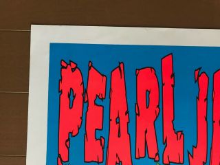1996 Pearl Jam TAZ SILK SCREEN CONCERT POSTER 364 / 400 LIMITED 4