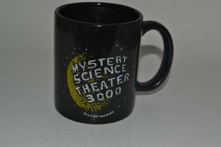 Mystery Science Theater 3000 Mst3k Black Coffee Mug 1997 Best Brains Vtg