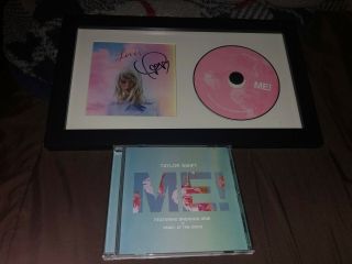 Taylor Swift Framed Signed Lover CD Booklet Autograph 2