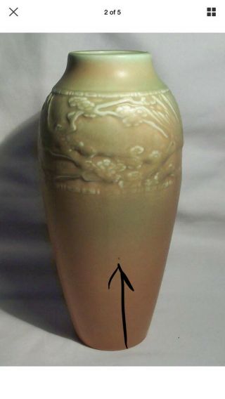 Vintage 1919 Rookwood Pottery Matte Glazed Vase 7