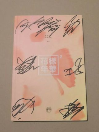 Bts Hand Signed Hyyh 4th Mini Album Pt2 100 Rare Rm Autograph