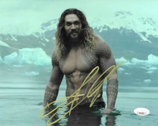 Jason Momoa Aquaman Autographed Signed 8x10 Photo Jsa Aq4
