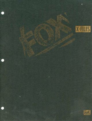 David Duchovny Gillian Anderson The X - Files Rare 1993 Fox Tv Press Material
