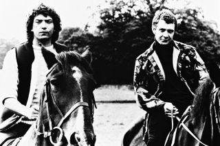 Martin Shaw Lewis Collins The Professionals On Horseback Large Poster