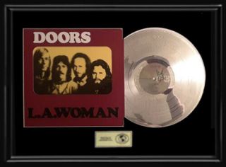 The Doors Jim Morrison Gold Record Platinum Disc Album Rare La Woman