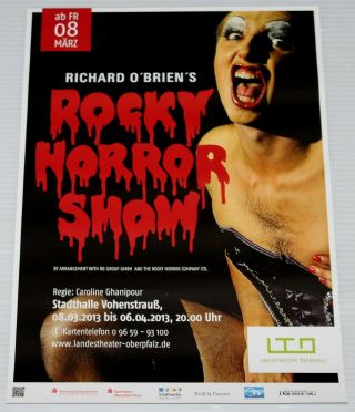 Rocky Horror Show - 2013 Austrian Tour Poster - Small - Austria