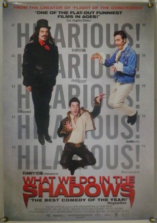 What We Do In The Shadows Rolled Orig 1sh Movie Poster Taika Waititi (2015)