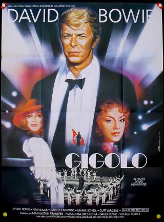 Just A Gigolo David Bowie Kim Novak / French Movie Poster 47x63 "